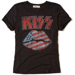 💋KISS Hollister Graphic Tee💋